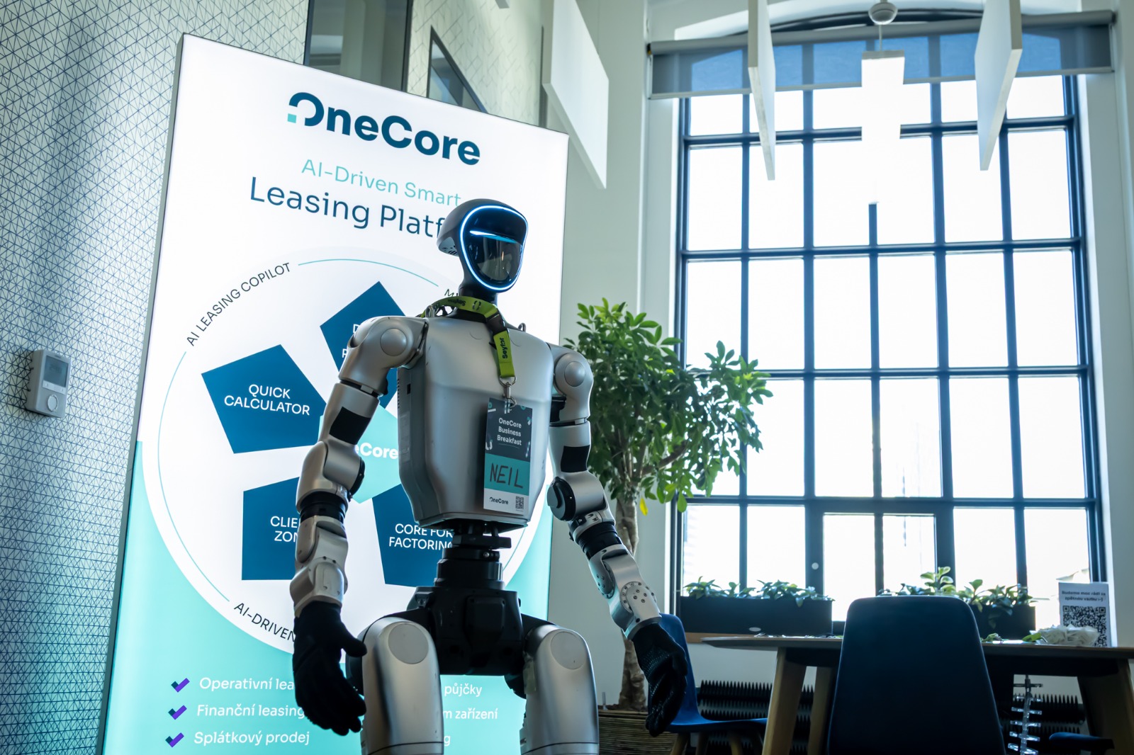 Robot RUDA na akci OneCore v Bratislavě